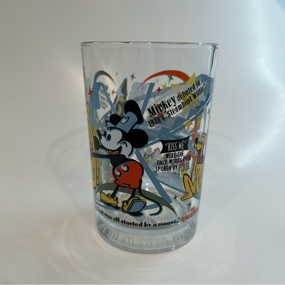 Walt Disney x McDonald 100th year anniversary glass cup